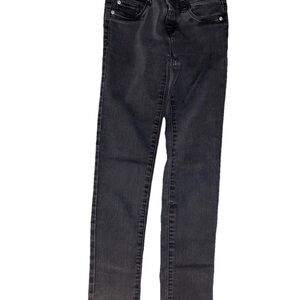 DKNY Girls Sz 12 Stretch Black Denim Skinny Leg Jeans EUC Back to School